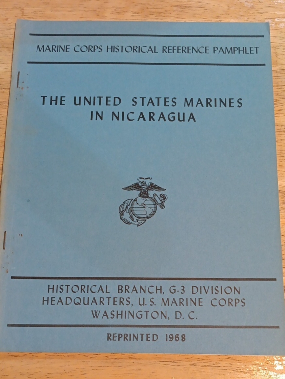 2/$8 The United States Marines in Nicaragua By Bernard C Nalty